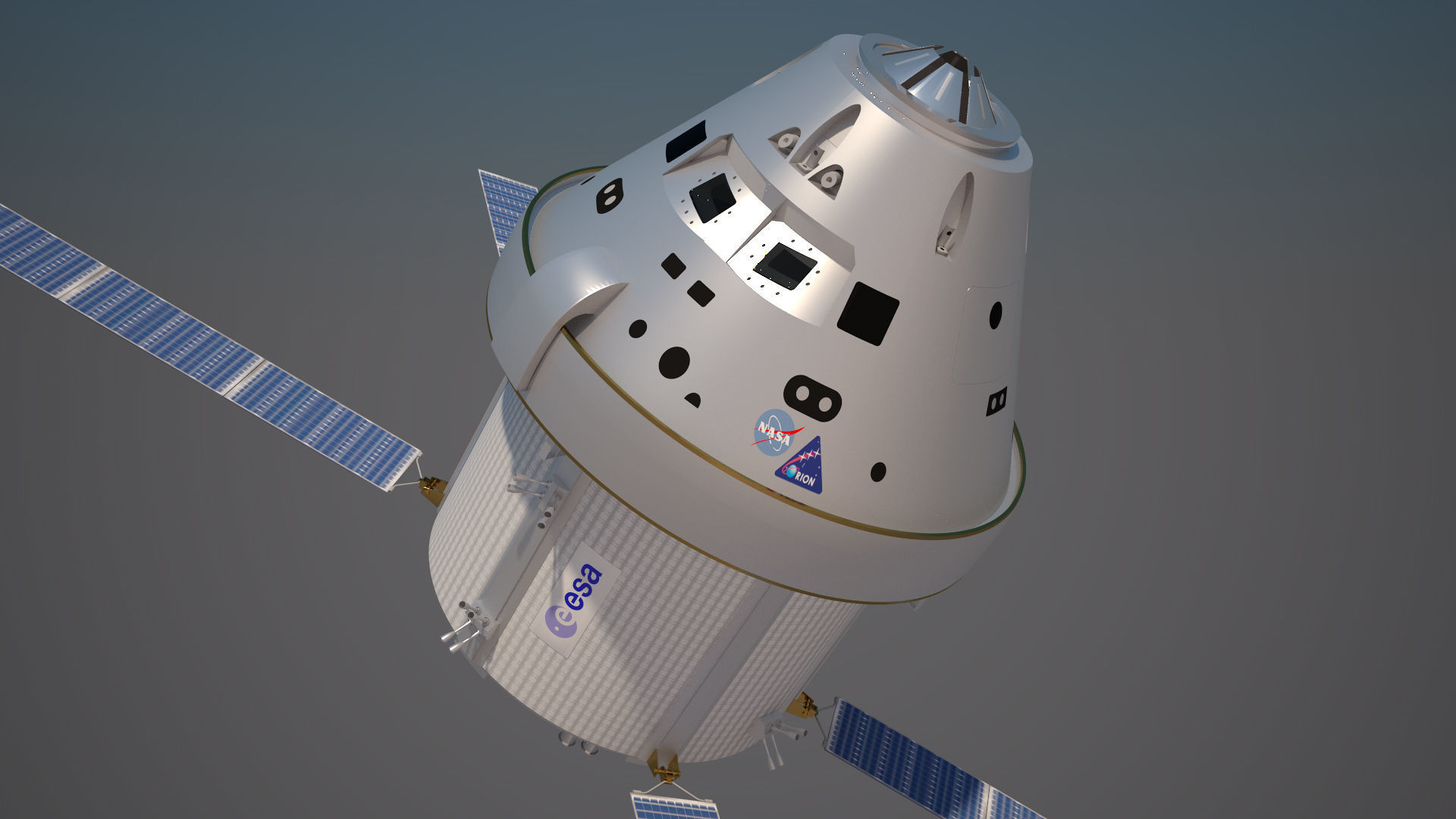 Nasa Orion Space Craft 3D model_13