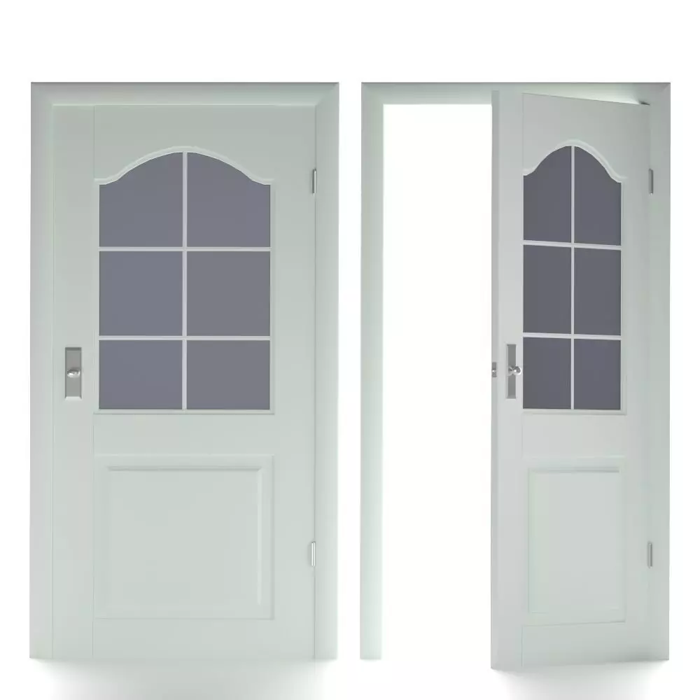 Doors Low-poly 3D model_0