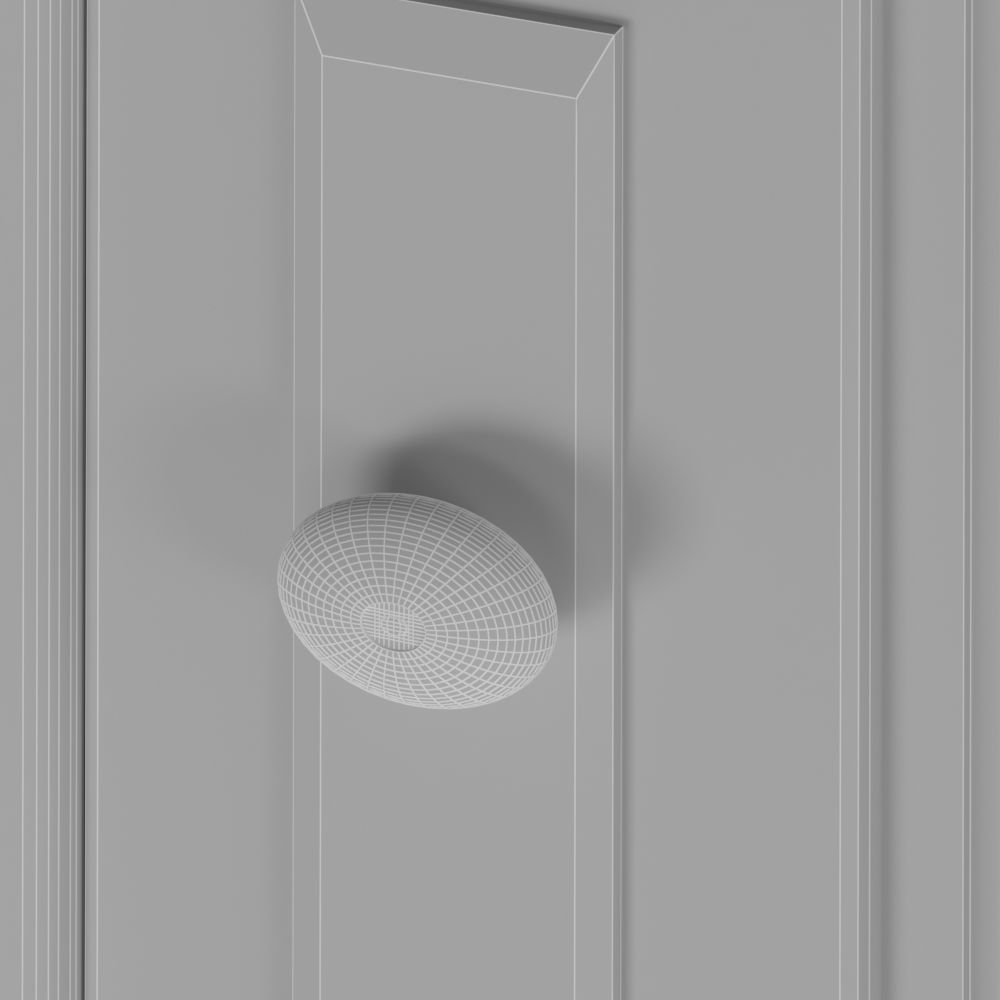 Doors Low-poly 3D model_2