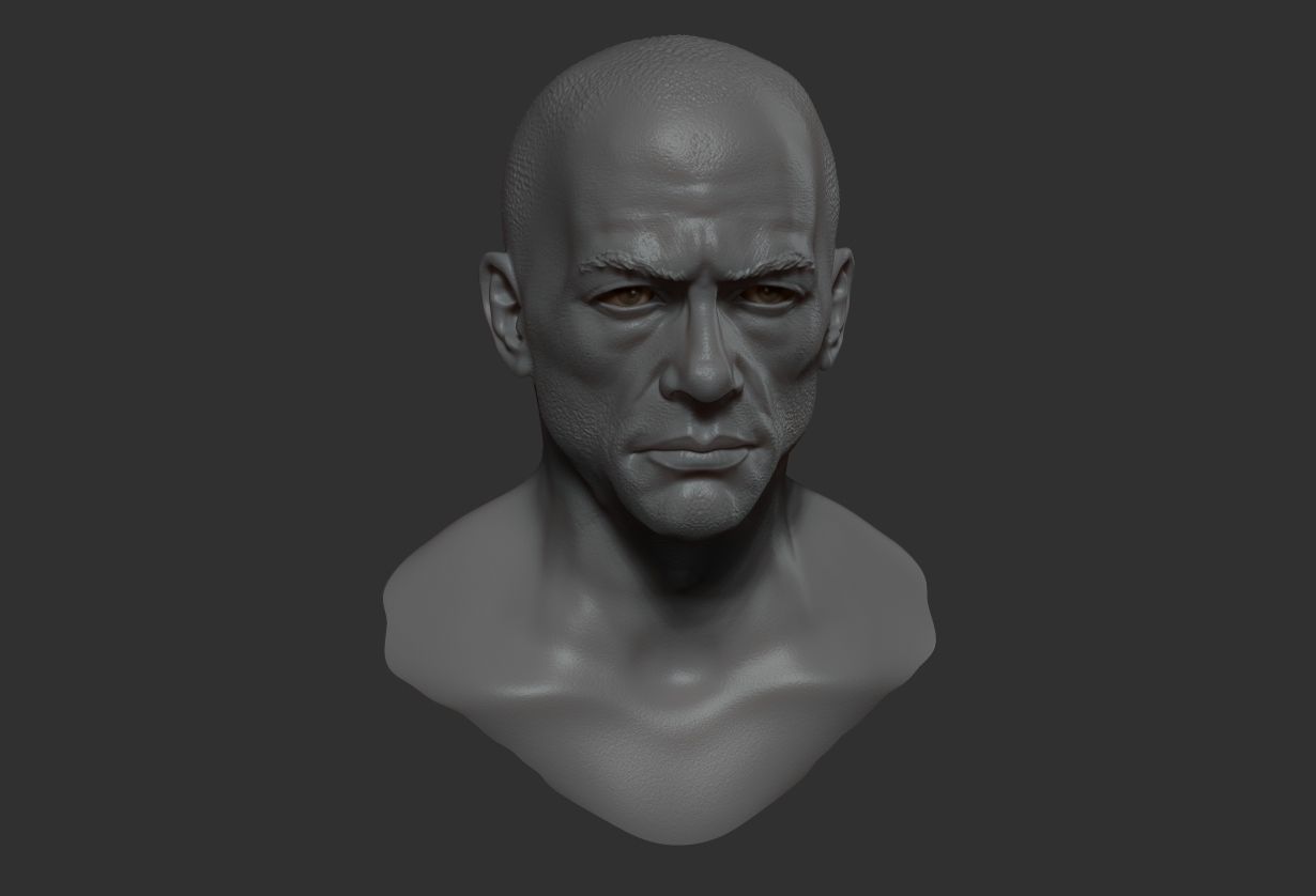 Jean-Claude Van Damme 3D model_3