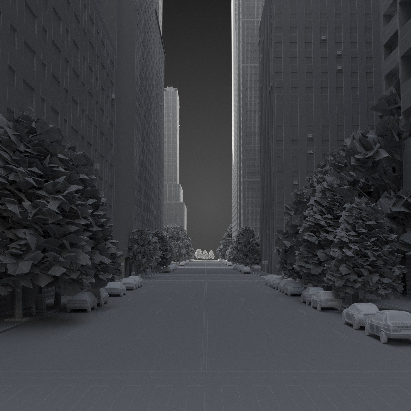 Realistic City R1 3D model_28