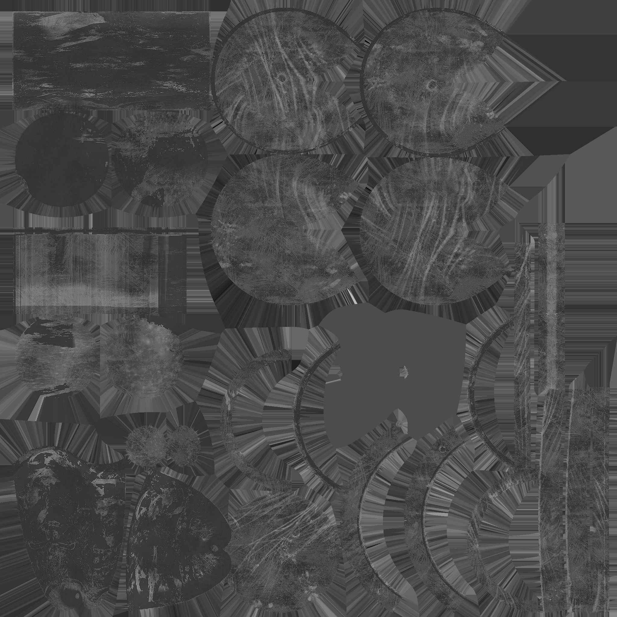 Vintage Alarm clock Low-poly 3D model_29