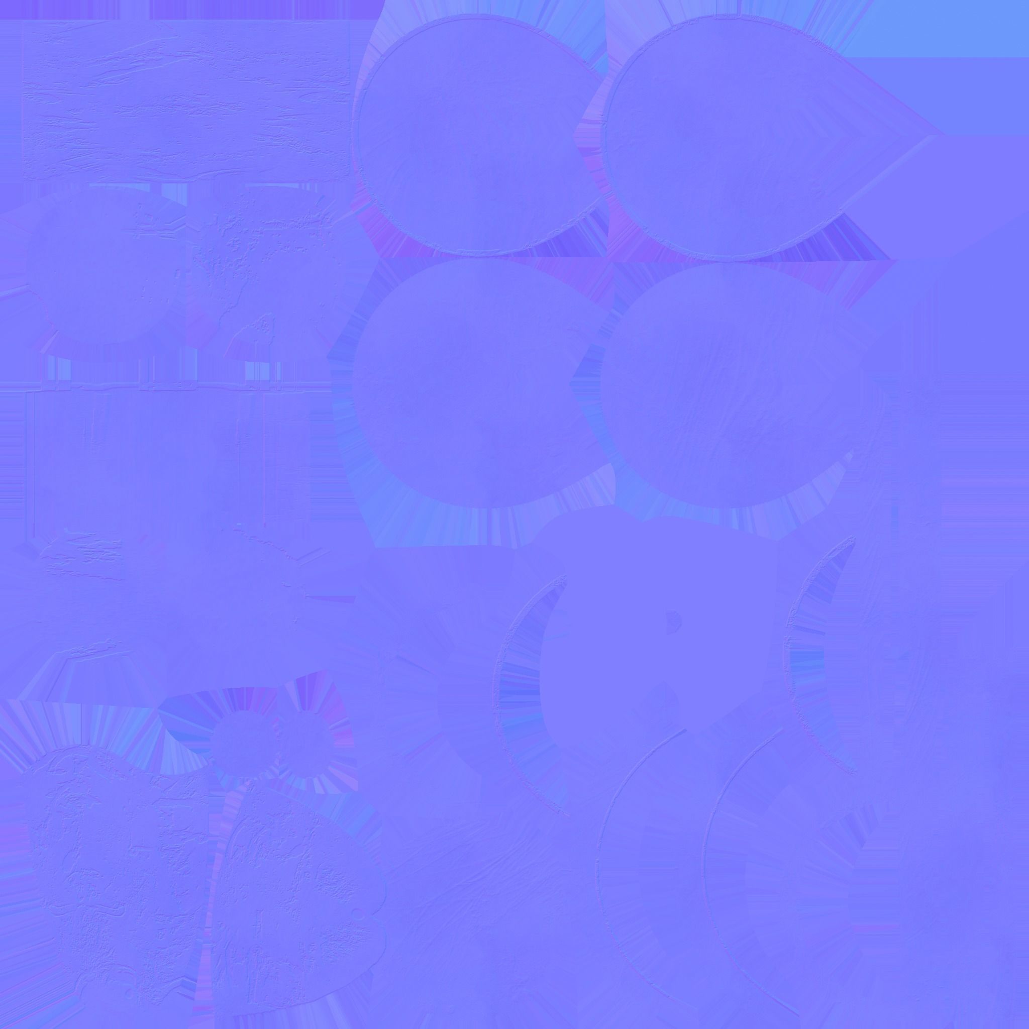 Vintage Alarm clock Low-poly 3D model_35