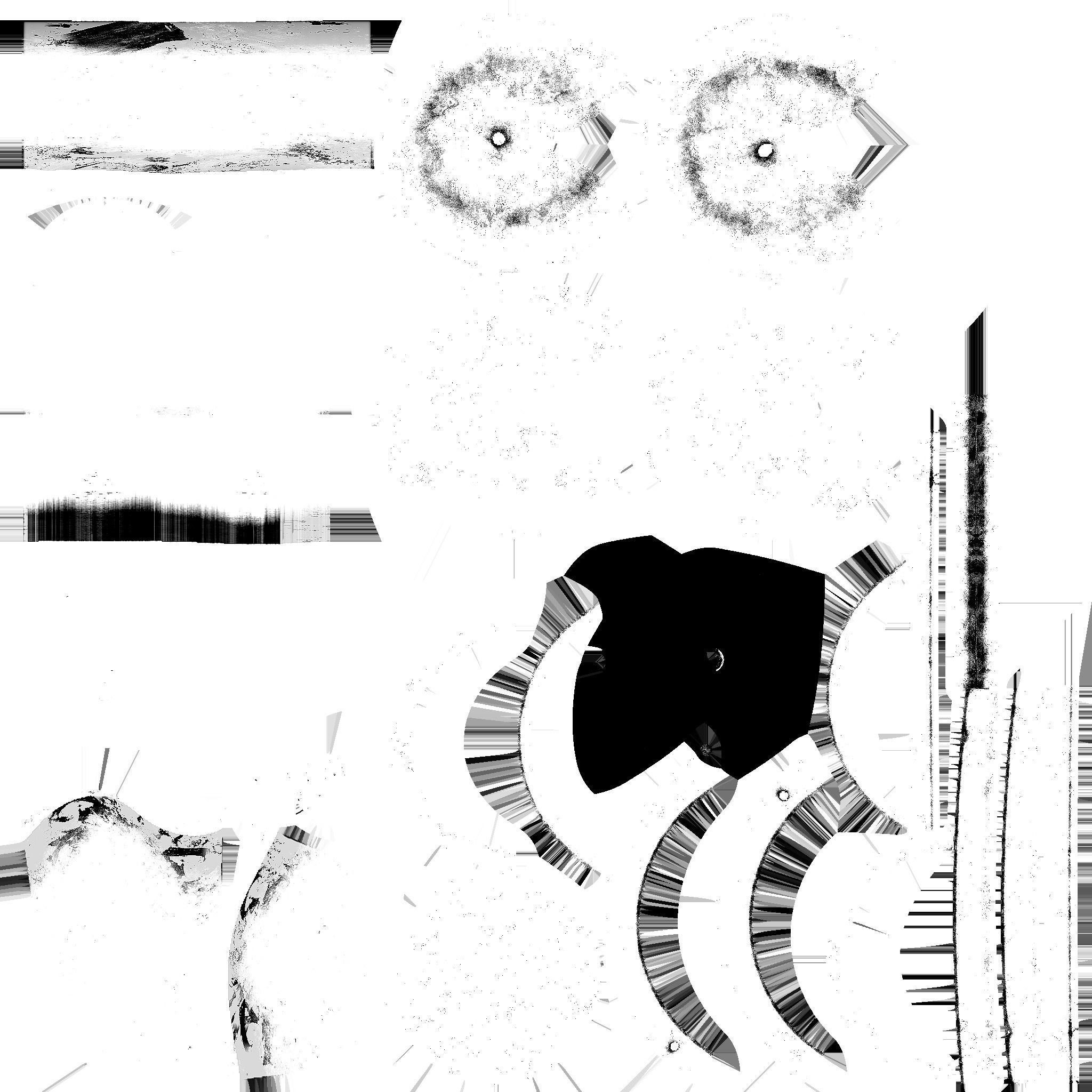 Vintage Alarm clock Low-poly 3D model_16