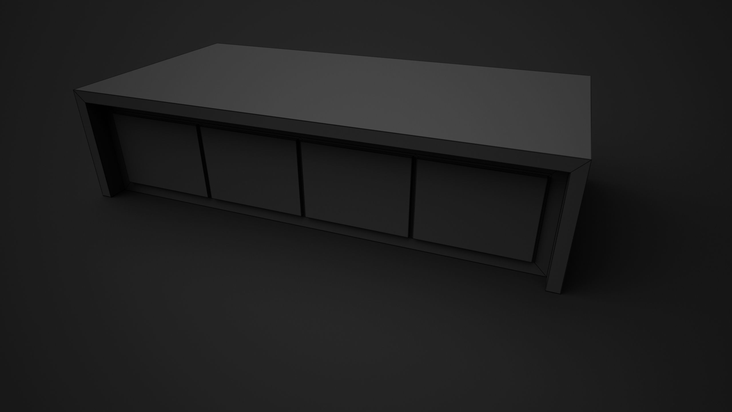 Coffee Table - High Quality Furniture 02 Low-poly 3D model_7