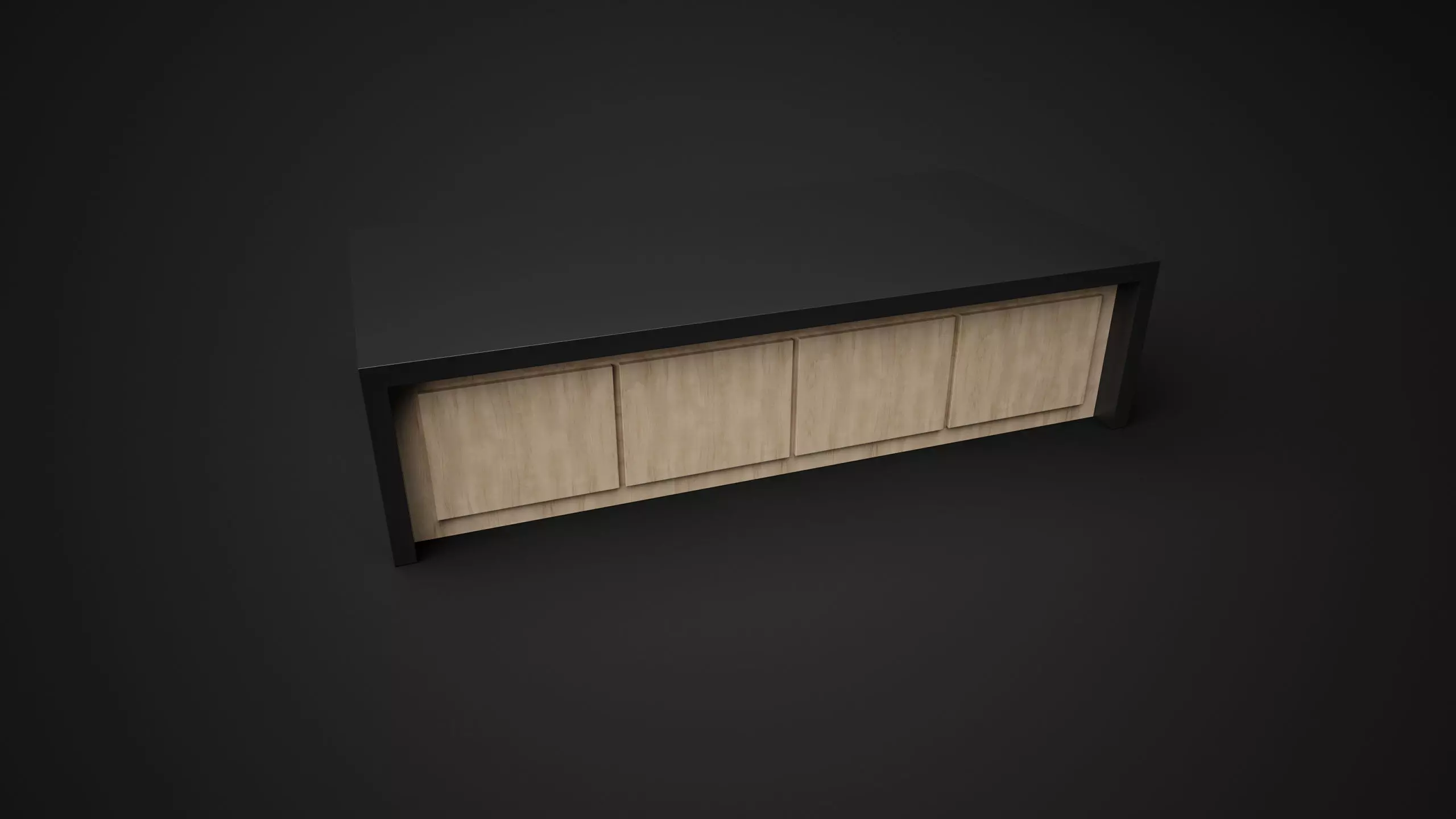 Coffee Table - High Quality Furniture 02 Low-poly 3D model_0
