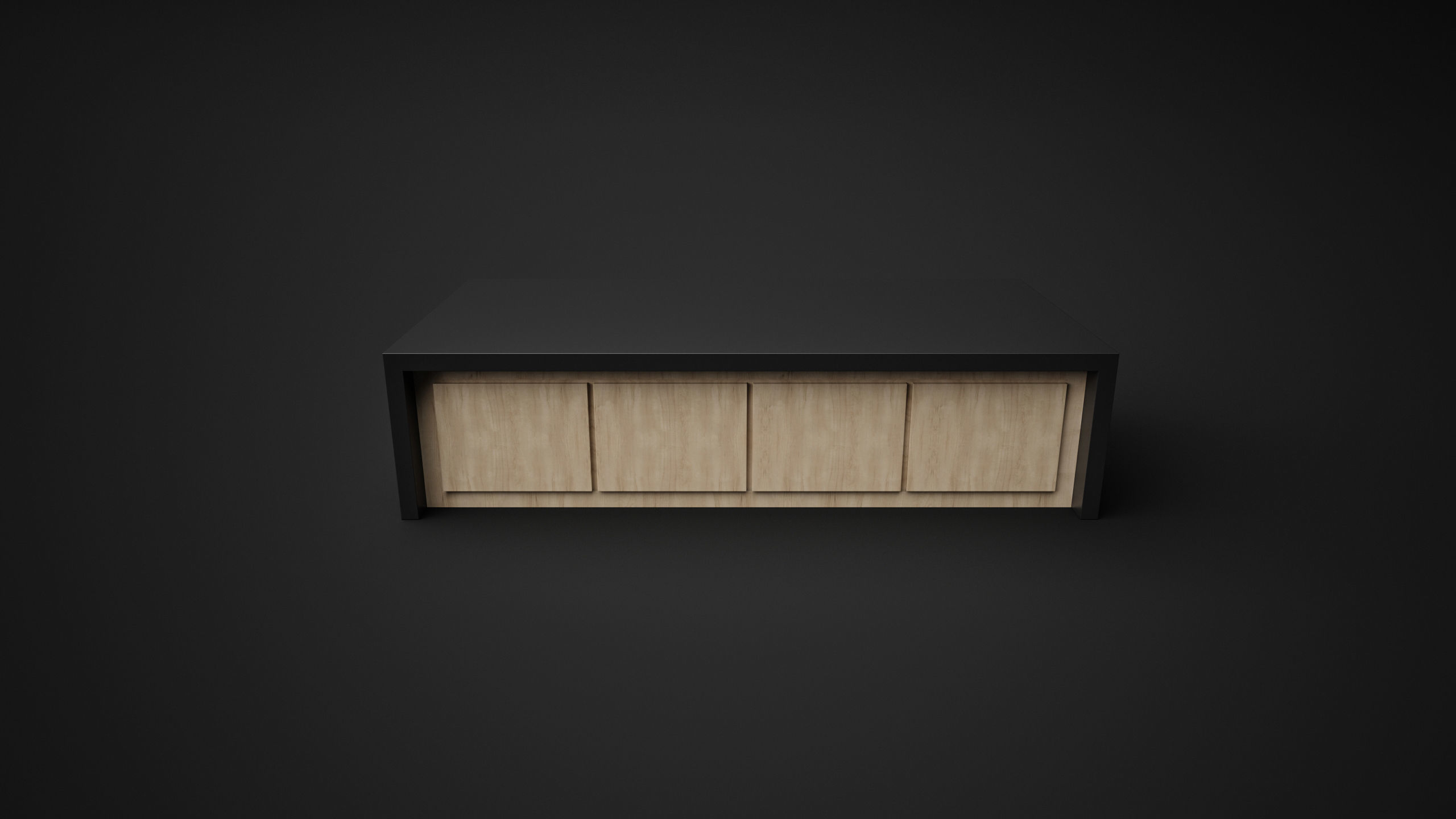 Coffee Table - High Quality Furniture 02 Low-poly 3D model_4