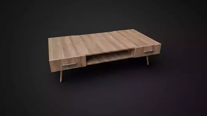 Coffee Table - High Quality Furniture 03 Low-poly 3D model