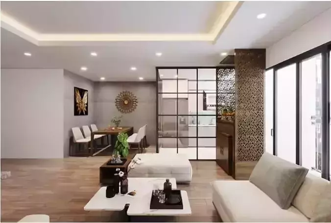 Livingroom and dining