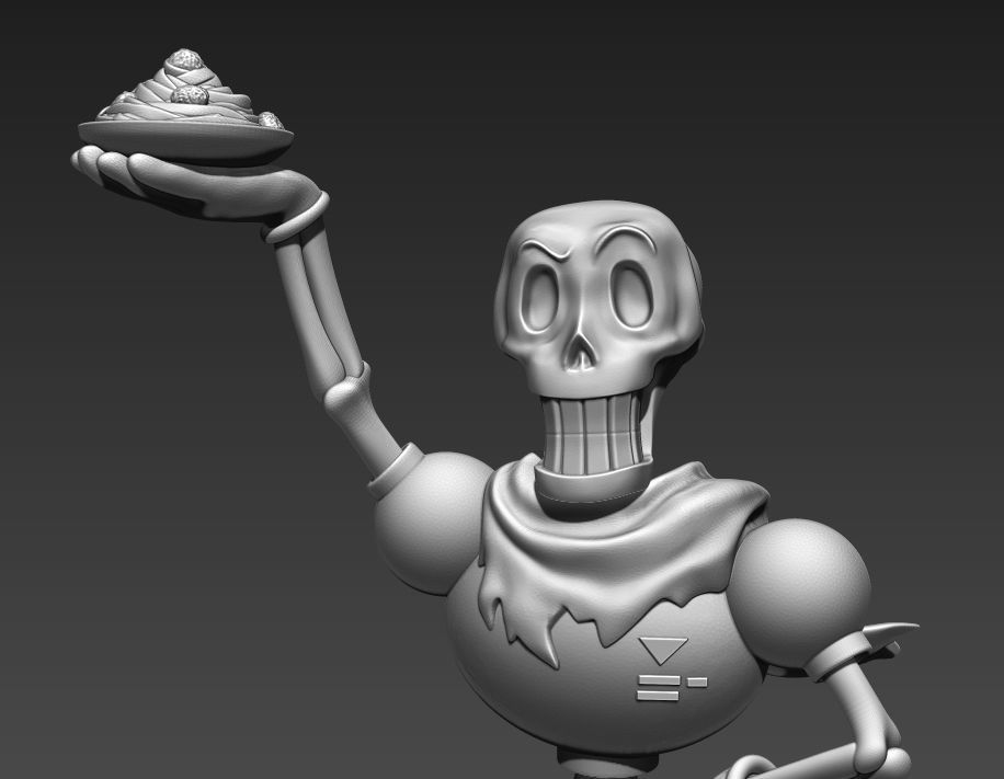 Papyrus Undertale Character 3D print model_16