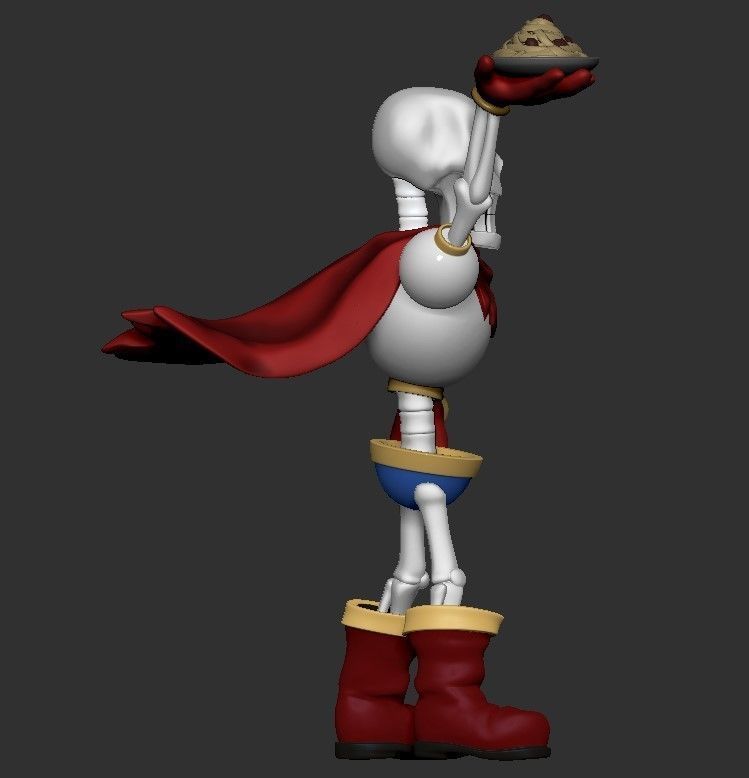 Papyrus Undertale Character 3D print model_6