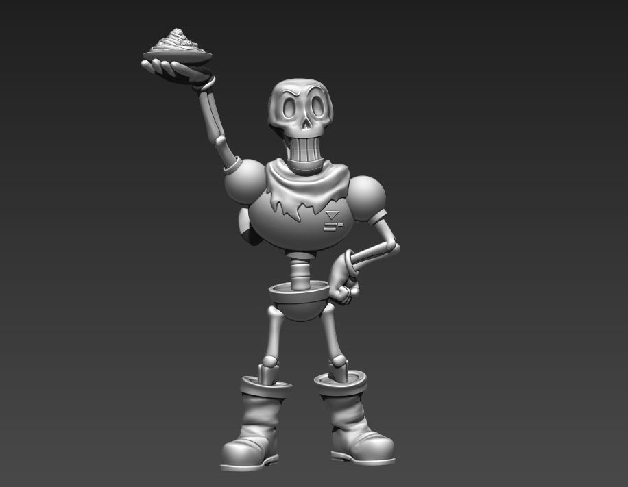 Papyrus Undertale Character 3D print model_18