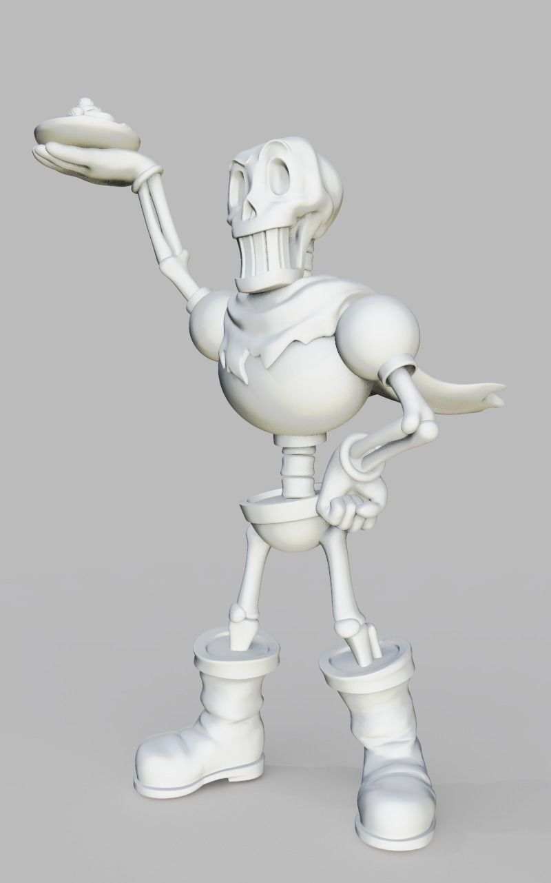 Papyrus Undertale Character 3D print model_8