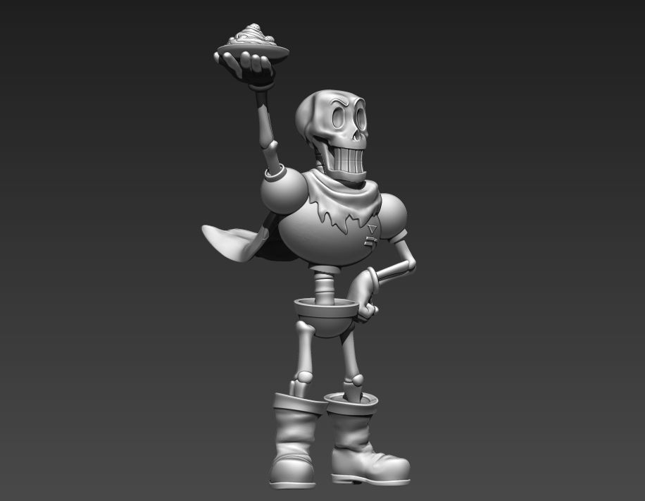 Papyrus Undertale Character 3D print model_10