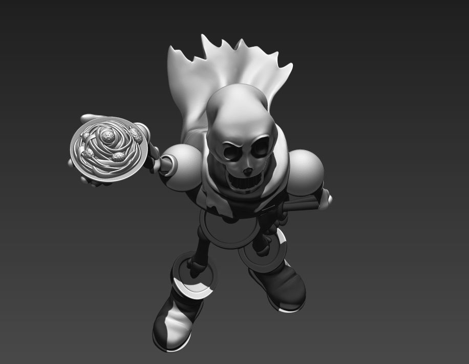 Papyrus Undertale Character 3D print model_15