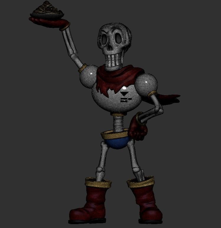 Papyrus Undertale Character 3D print model_14