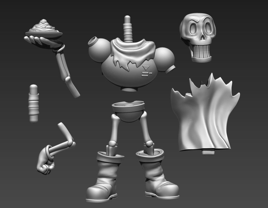 Papyrus Undertale Character 3D print model_9