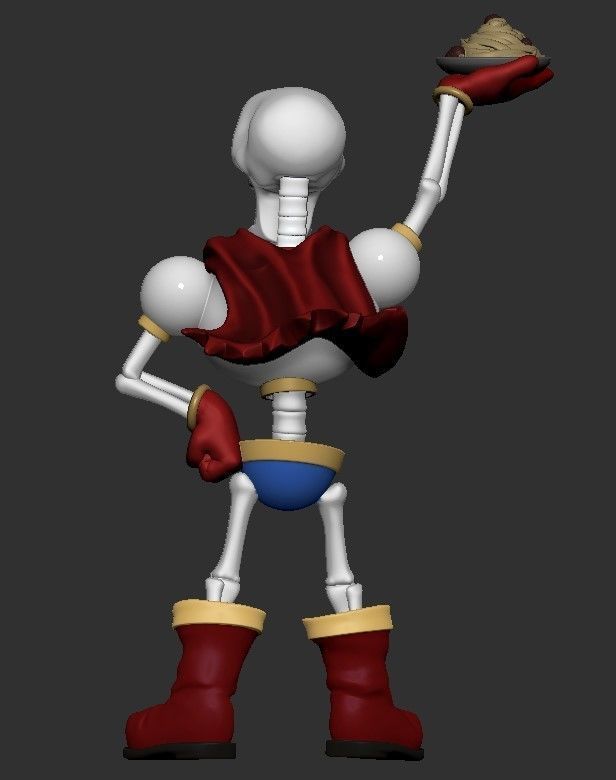 Papyrus Undertale Character 3D print model_4