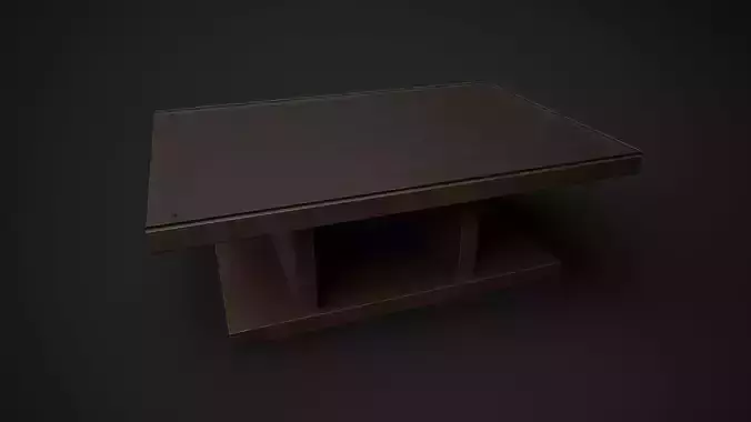 Coffee Table - High Quality Furniture 06 Low-poly 3D model