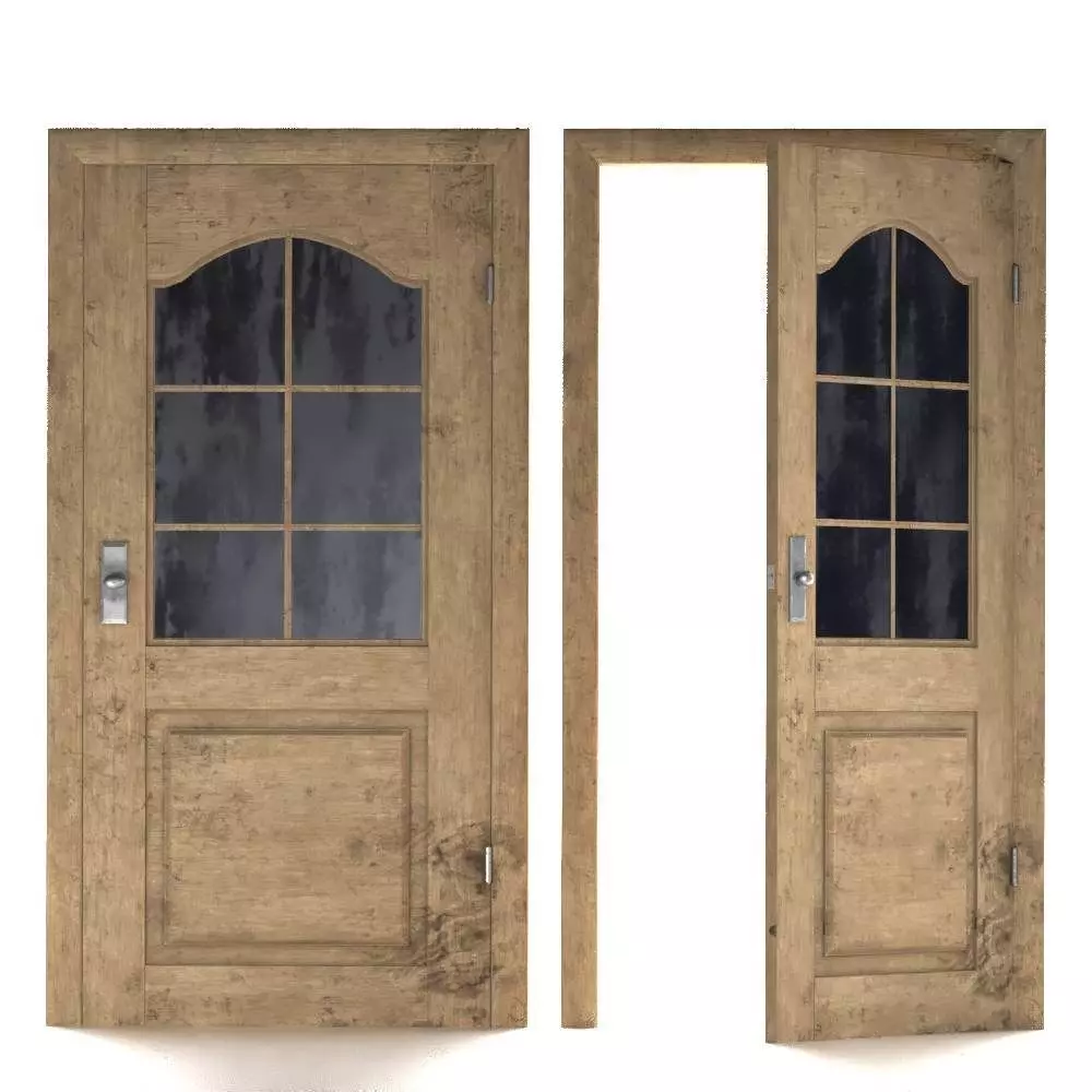 Doors3 Low-poly 3D model_0