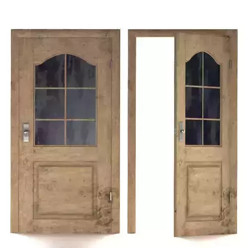 Doors3 Low-poly 3D model