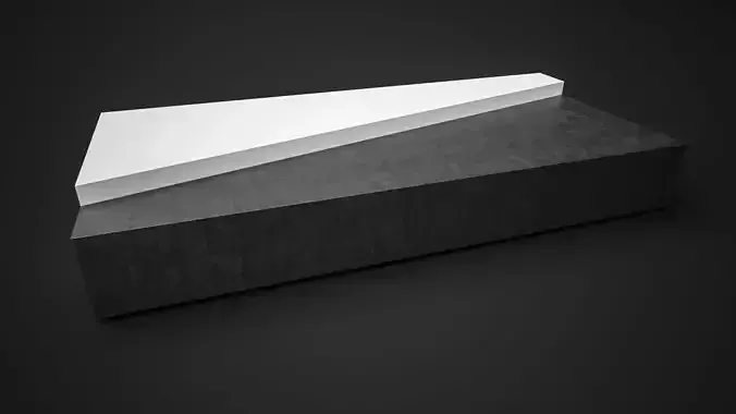 Coffee Table - Hubert Sobe Furniture Low-poly 3D model