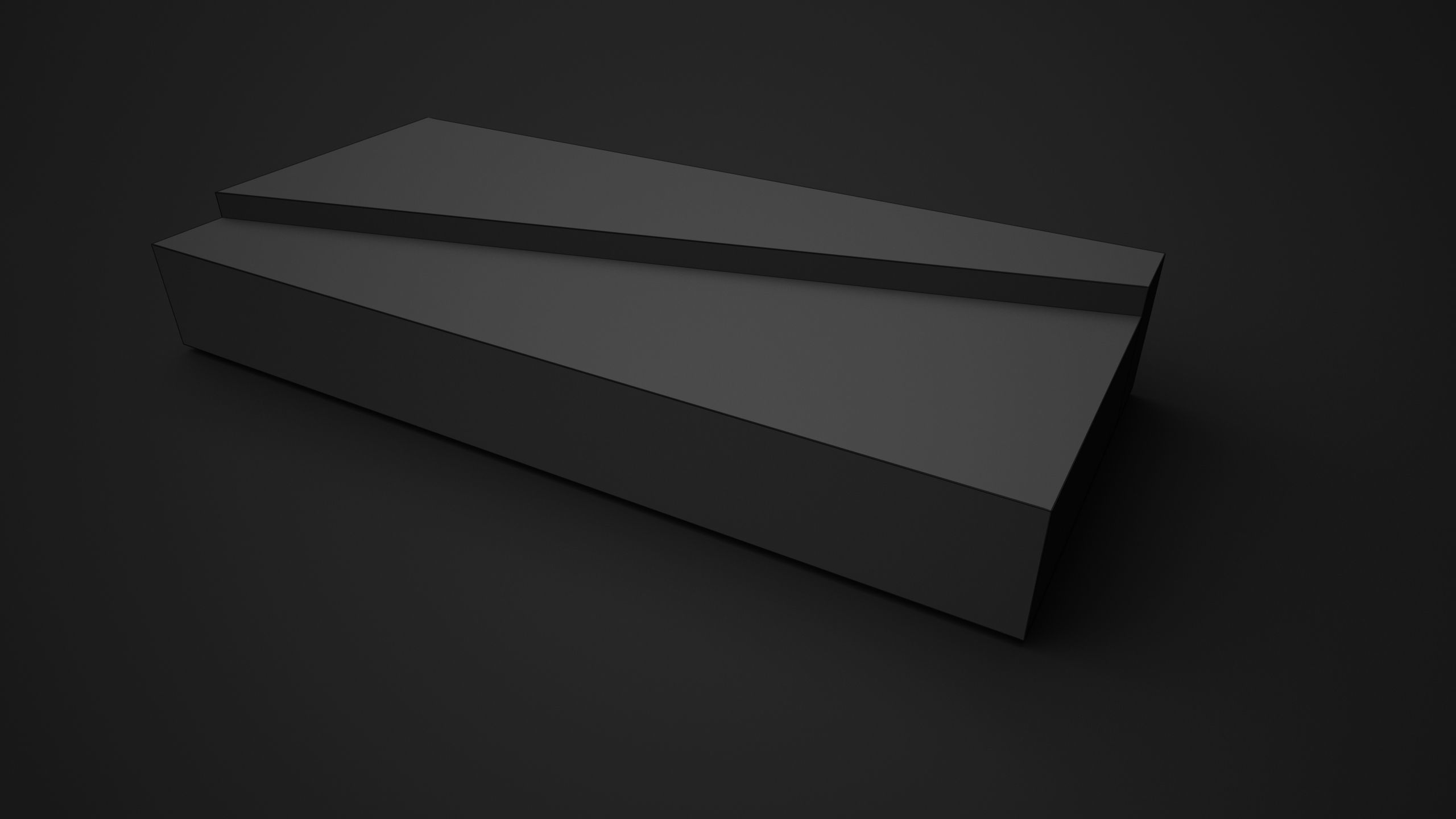 Coffee Table - Hubert Sobe Furniture Low-poly 3D model_7