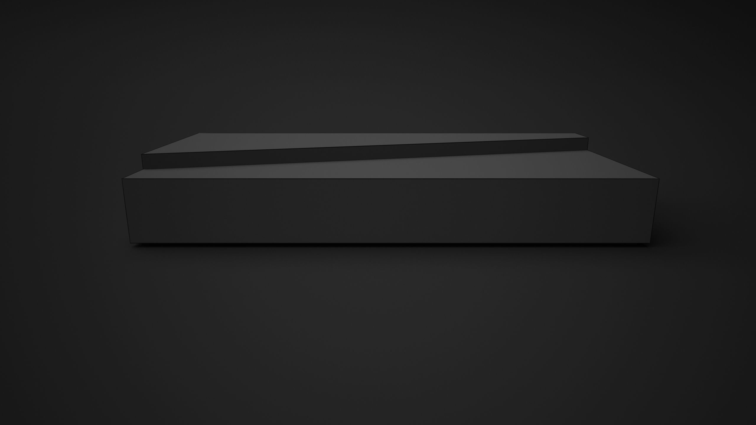 Coffee Table - Hubert Sobe Furniture Low-poly 3D model_2