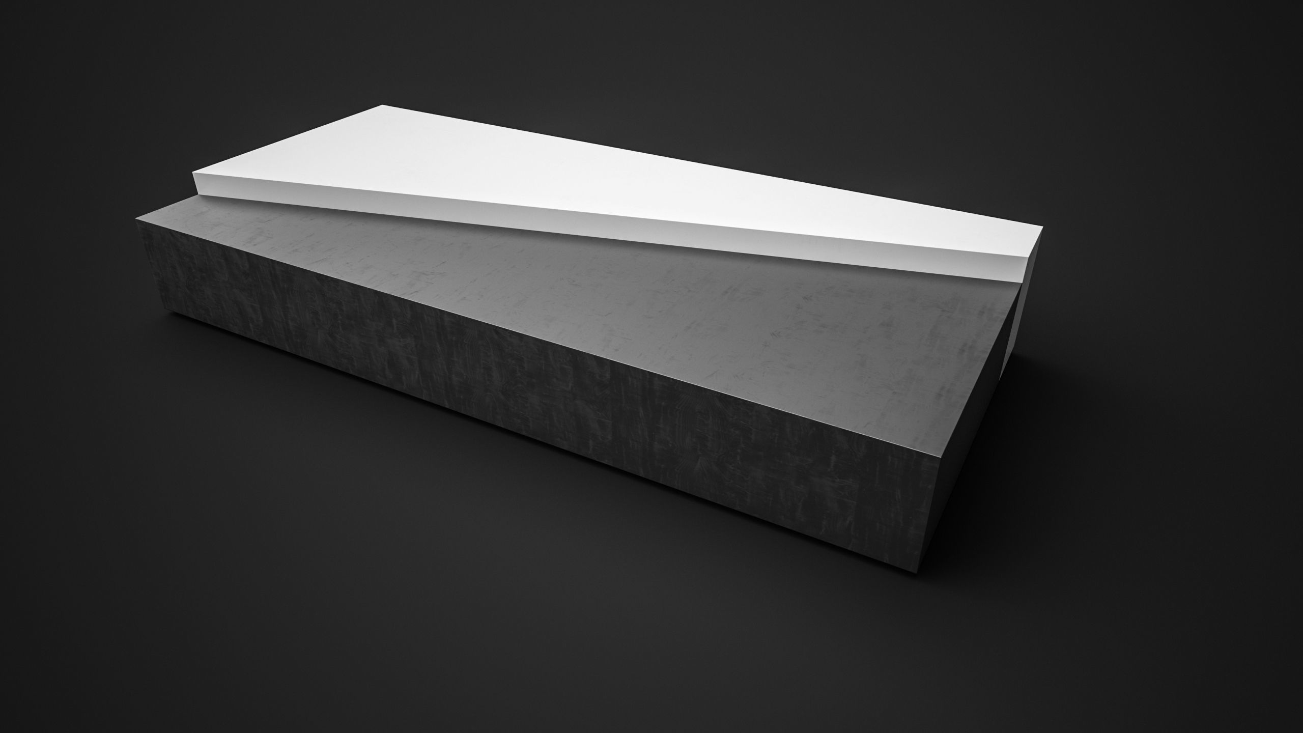 Coffee Table - Hubert Sobe Furniture Low-poly 3D model_6