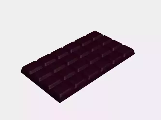 Chocolate Bar 3D model