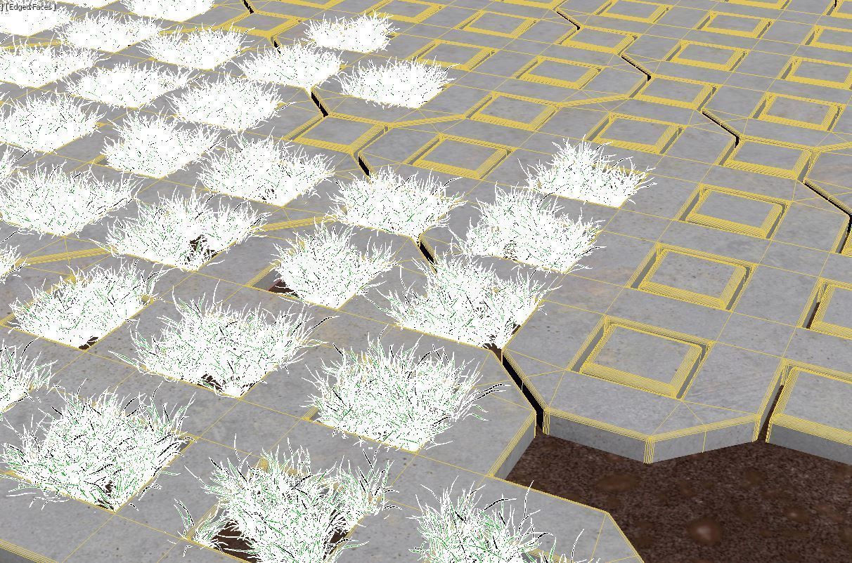 Grass  Eco parking 3D model_4