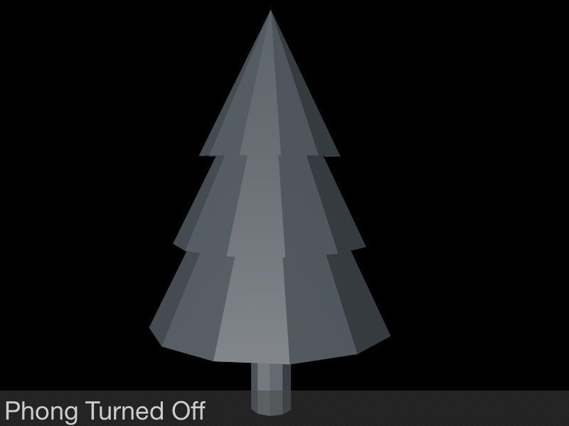 Small Pine Tree Low Poly Game Model Low-poly 3D model_5