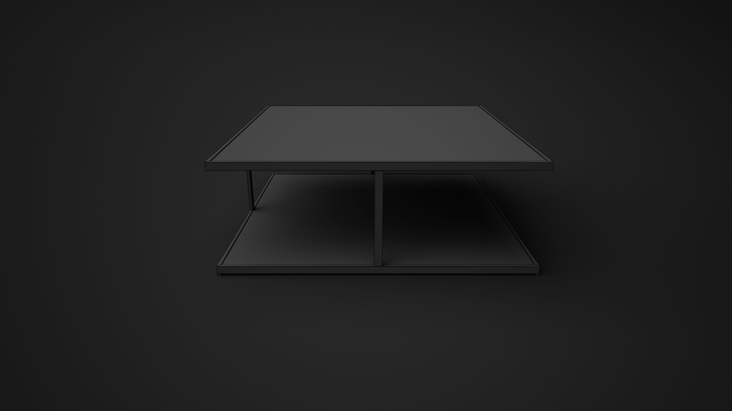 Coffee Table - Ann Modloft Low-poly 3D model_7