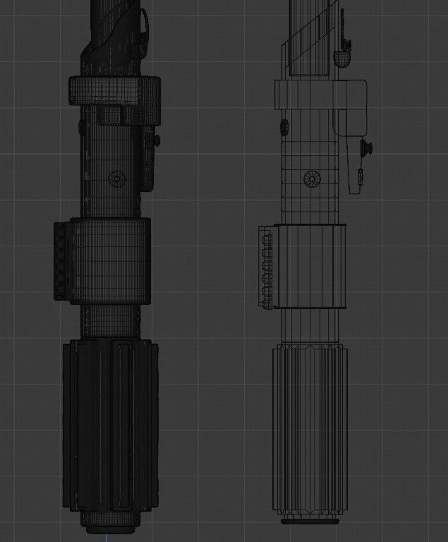 Darth Vader Lightsaber 3D model 3D model_2
