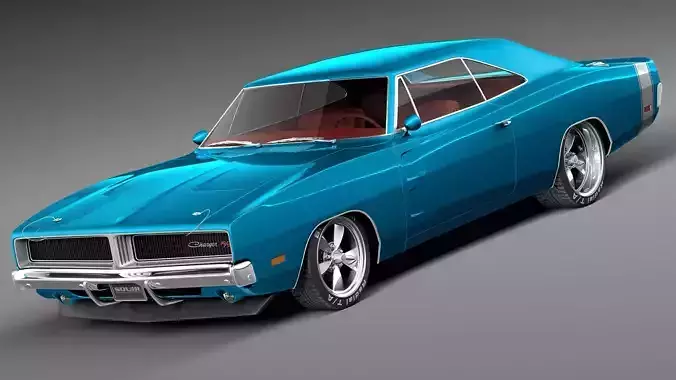 Dodge Charger Pro Touring 1968-1969 3D model