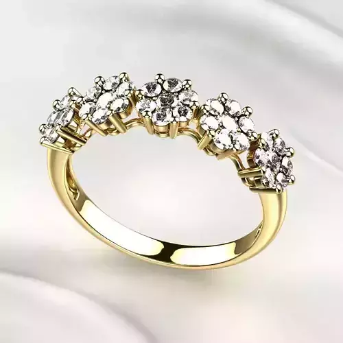 Diamonds Gold Ring
