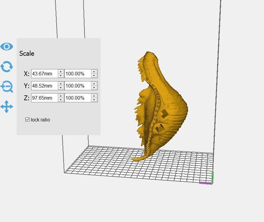 acklay figue custom 3D print model_12