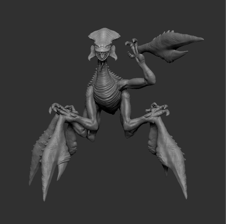 acklay figue custom 3D print model_8