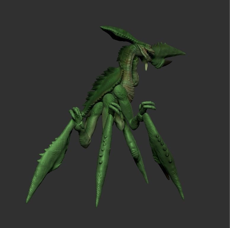 acklay figue custom 3D print model_5