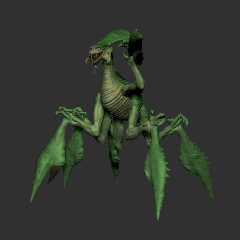 acklay figue custom 3D print model_7