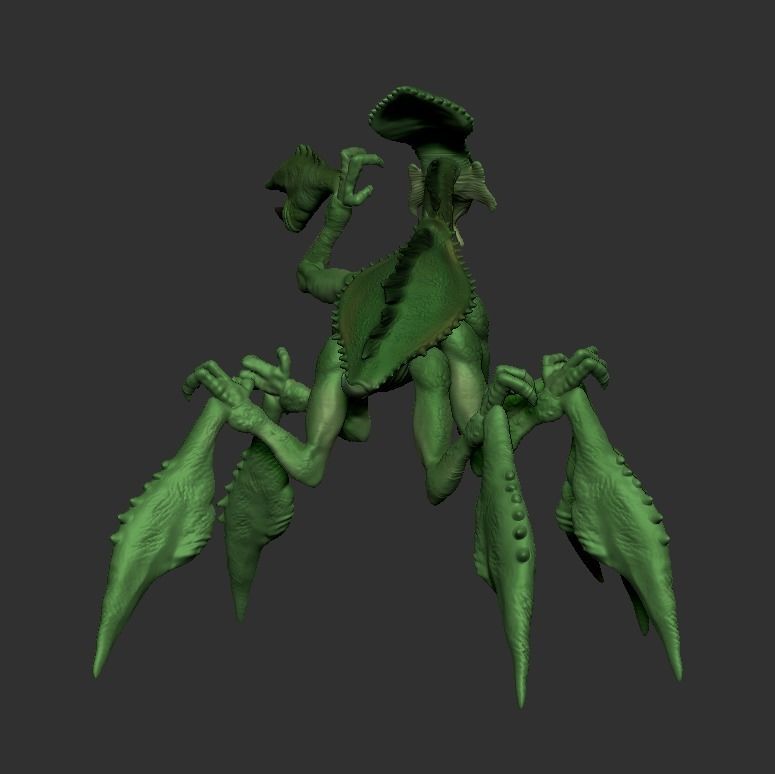 acklay figue custom 3D print model_6