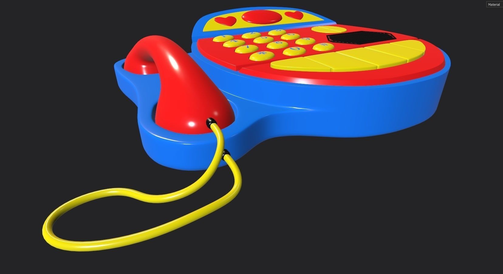 Kids Phone 3D model_1