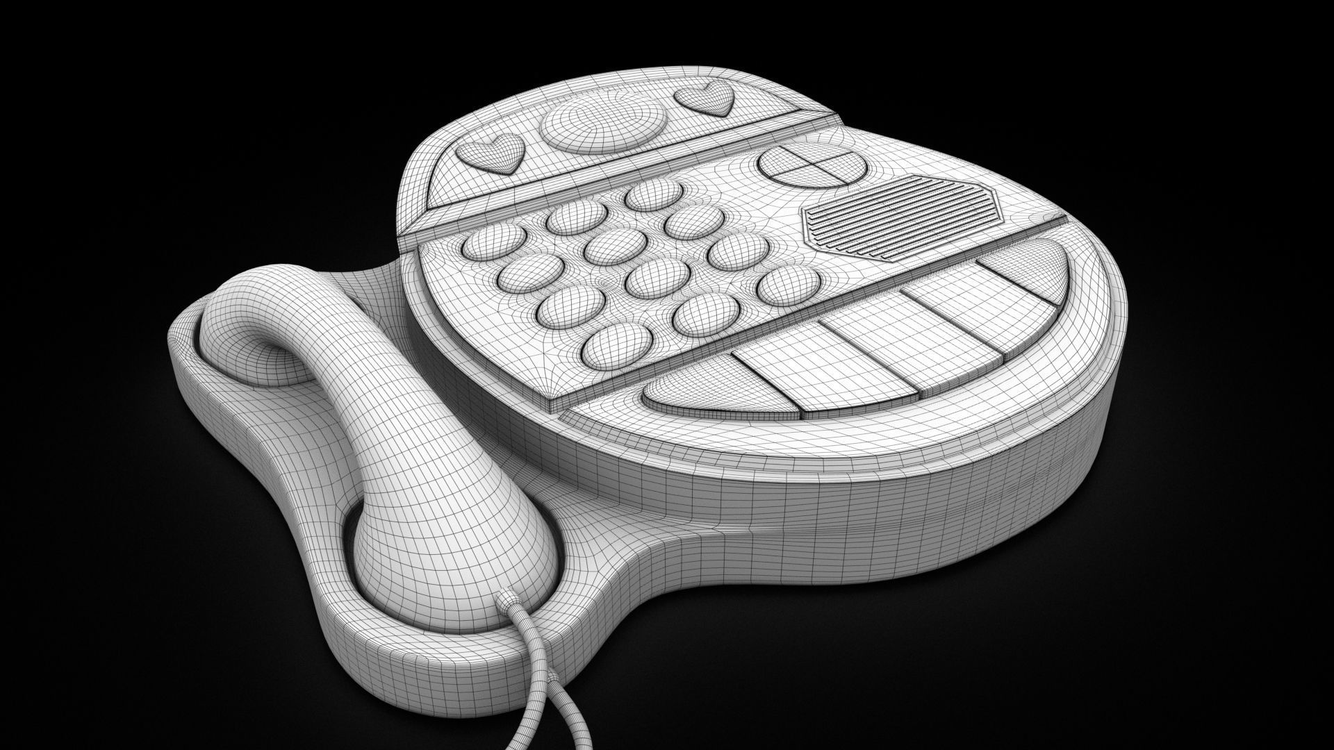 Kids Phone 3D model_4