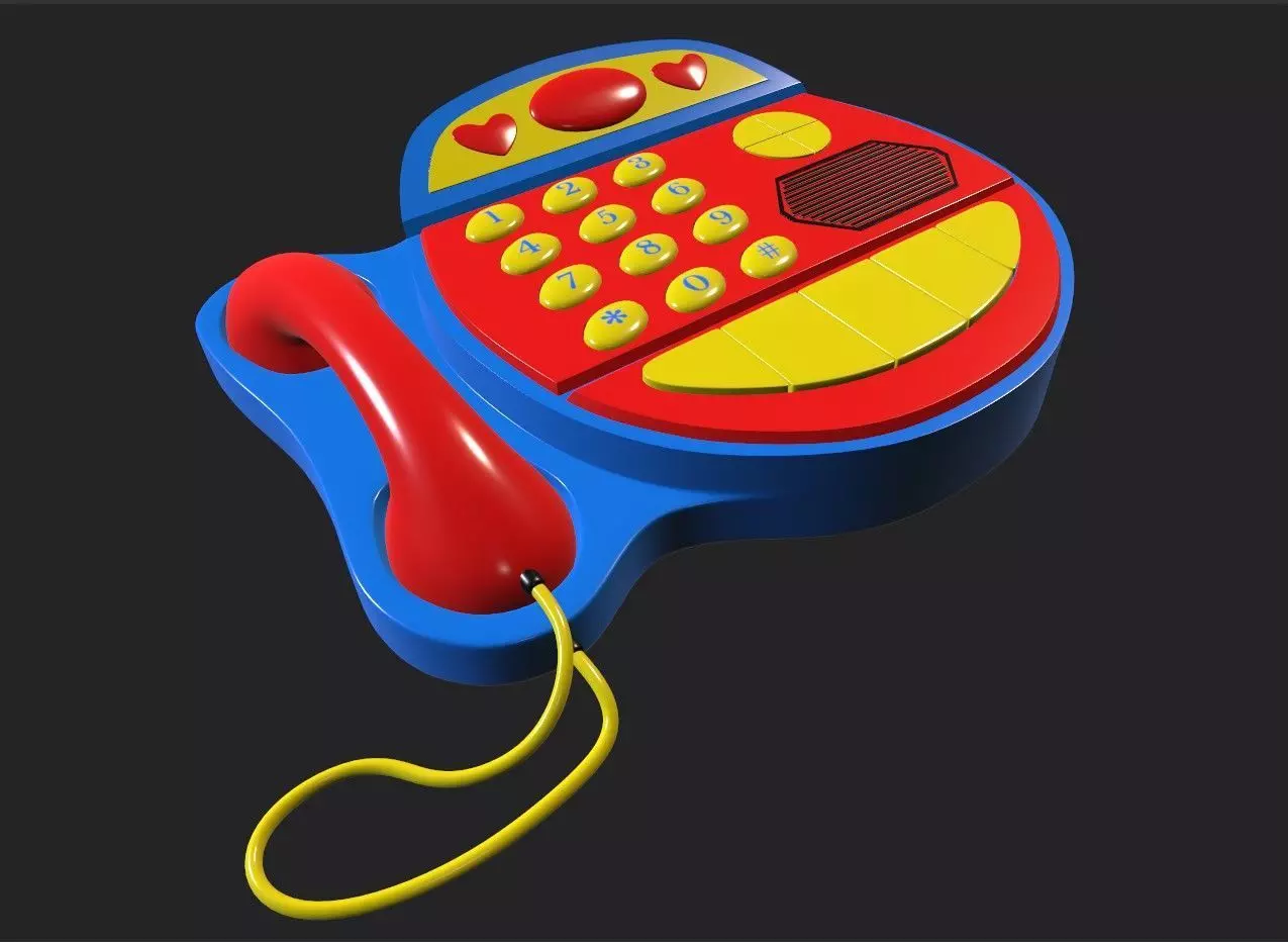 Kids Phone 3D model_0