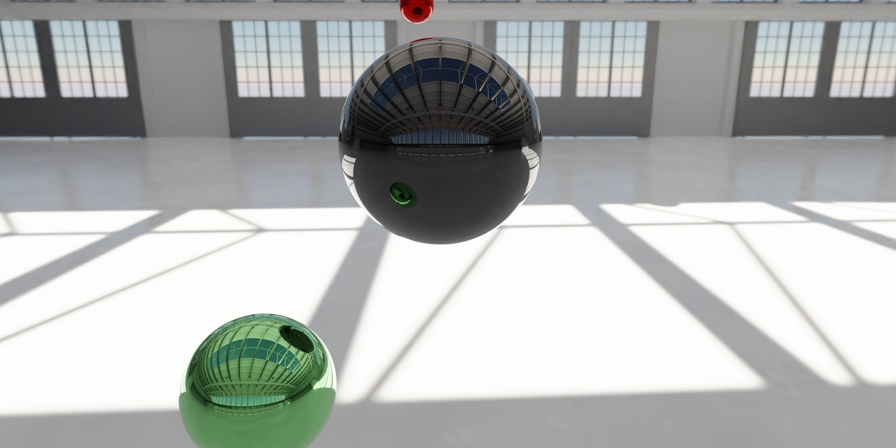 HDRI - Industrial Hangar Hall Interior 5 Texture_8