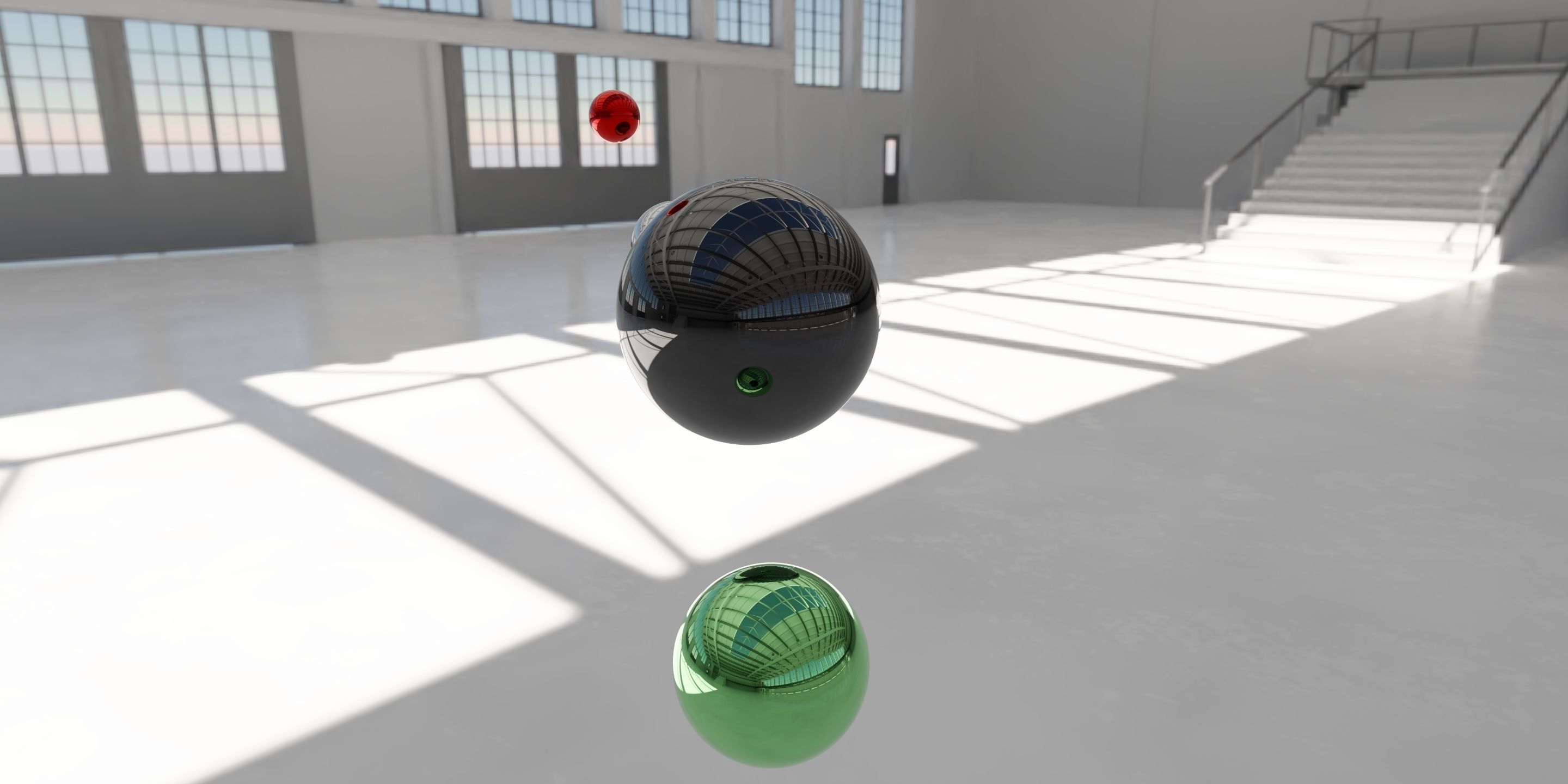 HDRI - Industrial Hangar Hall Interior 5 Texture_7