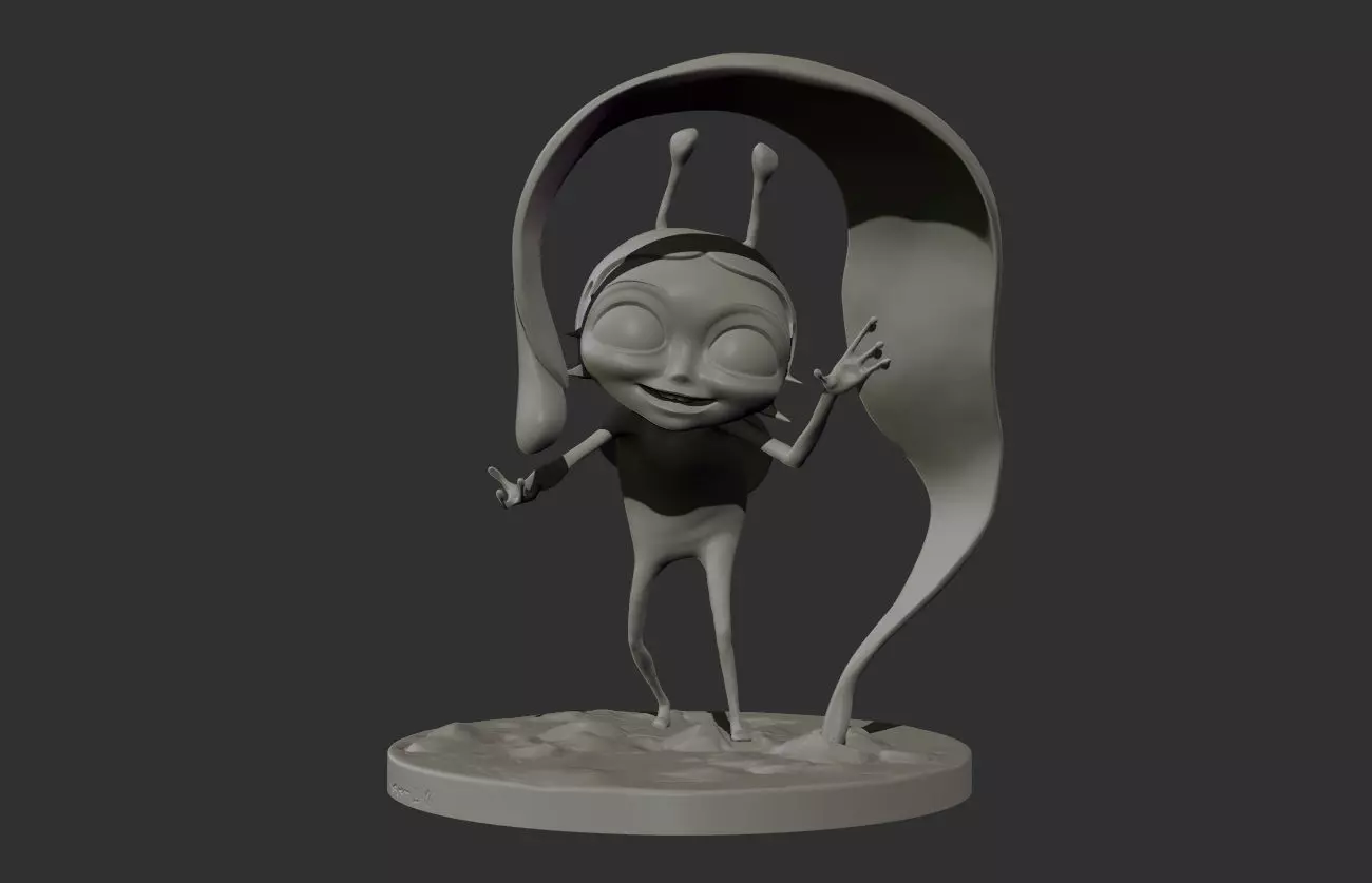 Ladybug sculpture for 3D print 3D print model_0