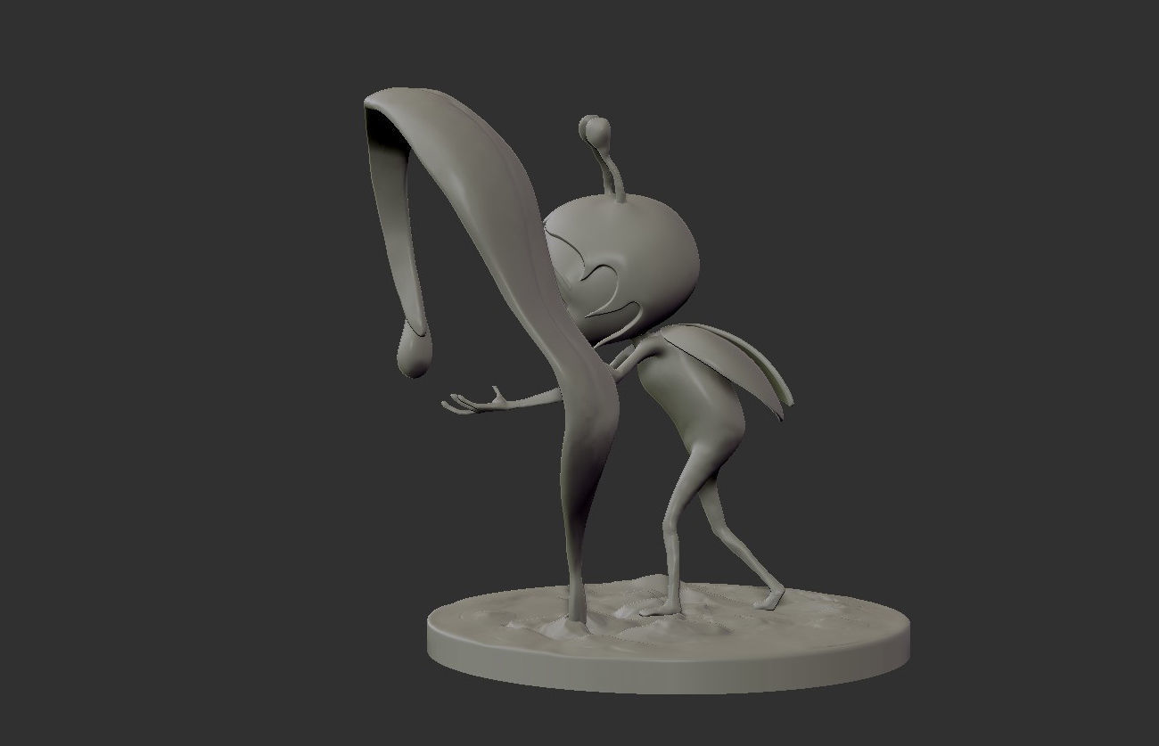 Ladybug sculpture for 3D print 3D print model_4