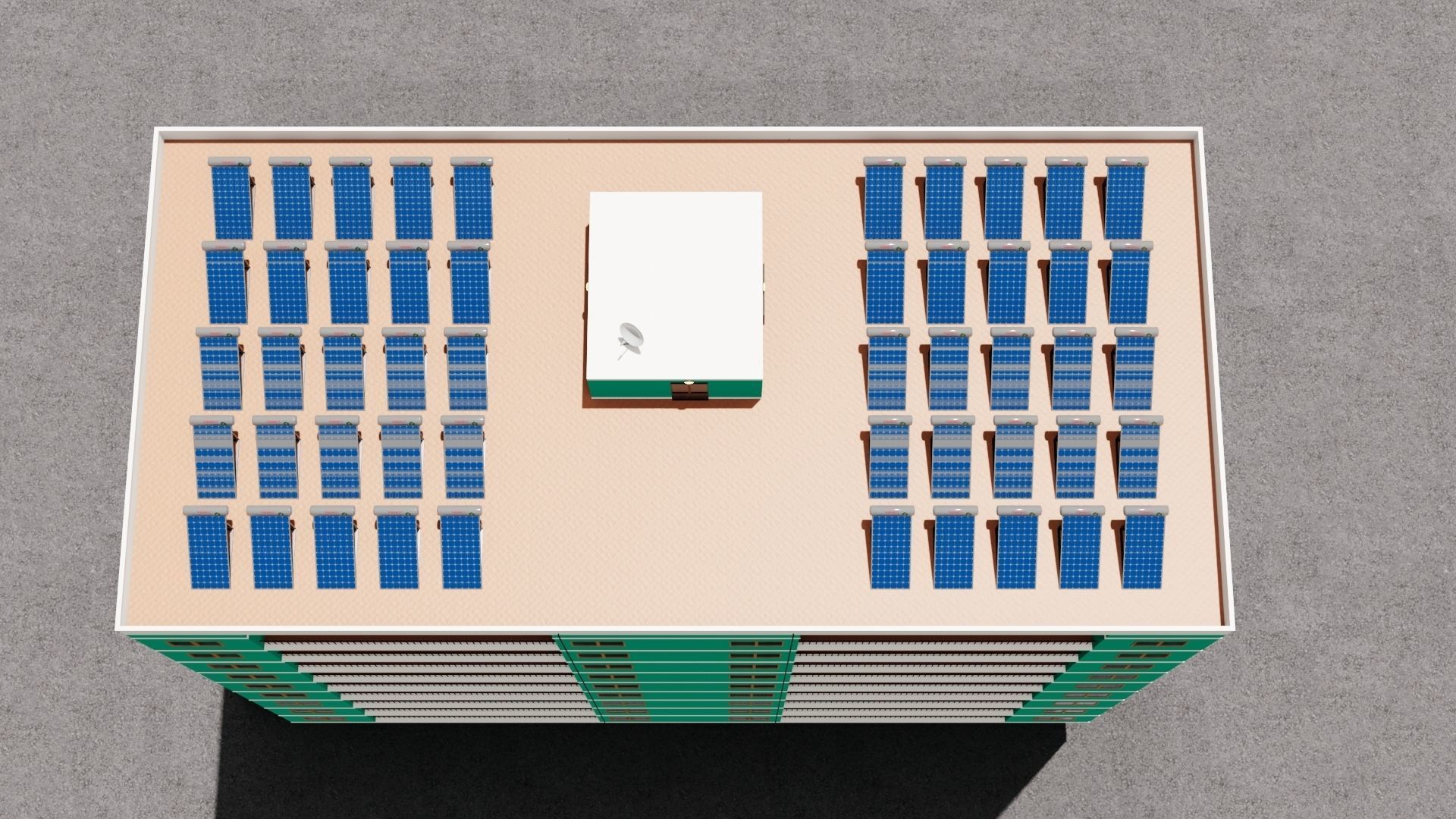 Realistic residential city building model 3D Low-poly 3D model_10