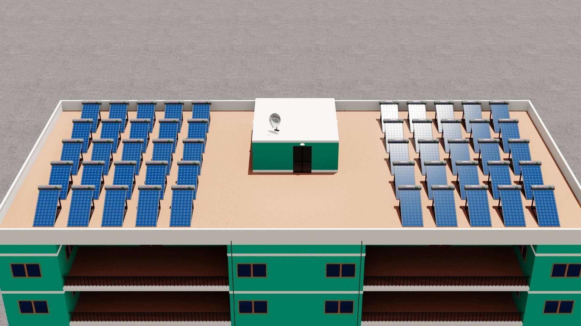 Realistic residential city building model 3D Low-poly 3D model_1